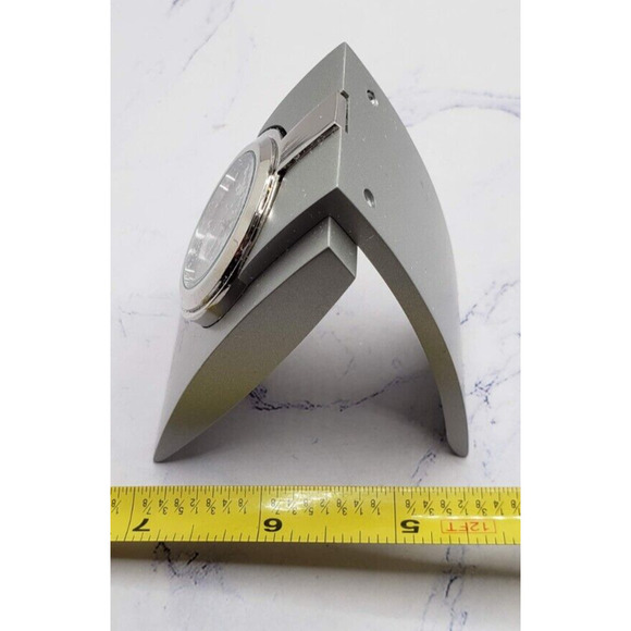 Miniature Pewter Seize The Moment Motivational 3 Inch Quartz Desk Clock - Picture 8 of 9
